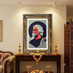 Poet Portrait Art Decorative Photo Frame With White Mount | Premium Wall & Tabletop Picture Frame | Home, Office & Temple Decoration | 8x12 Inch (Pack Of 1) (F32986) Poet Portrait Art Decorative Photo Frame With White Mount | Premium Wall & Tabletop Picture Frame | Home, Office & Temple Decoration | 8x12 Inch (Pack Of 1) (F32986)