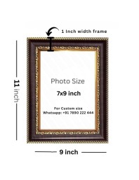 Customized Photo Frame with Single Photo Upload | Personalized Picture Frame for Home DÃ©cor & Gifts ! 7x9 Inch Photo Size