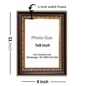 Customized Photo Frame with Single Photo Upload | Personalized Picture Frame for Home Décor & Gifts ! 7x9 Inch Photo Size Customized Photo Frame with Single Photo Upload | Personalized Picture Frame for Home Décor & Gifts ! 7x9 Inch Photo Size