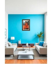 Swami Pranavananda Big Photo Frame - 20x28 Inches For Home,Temple & Office Decoration (F11083)