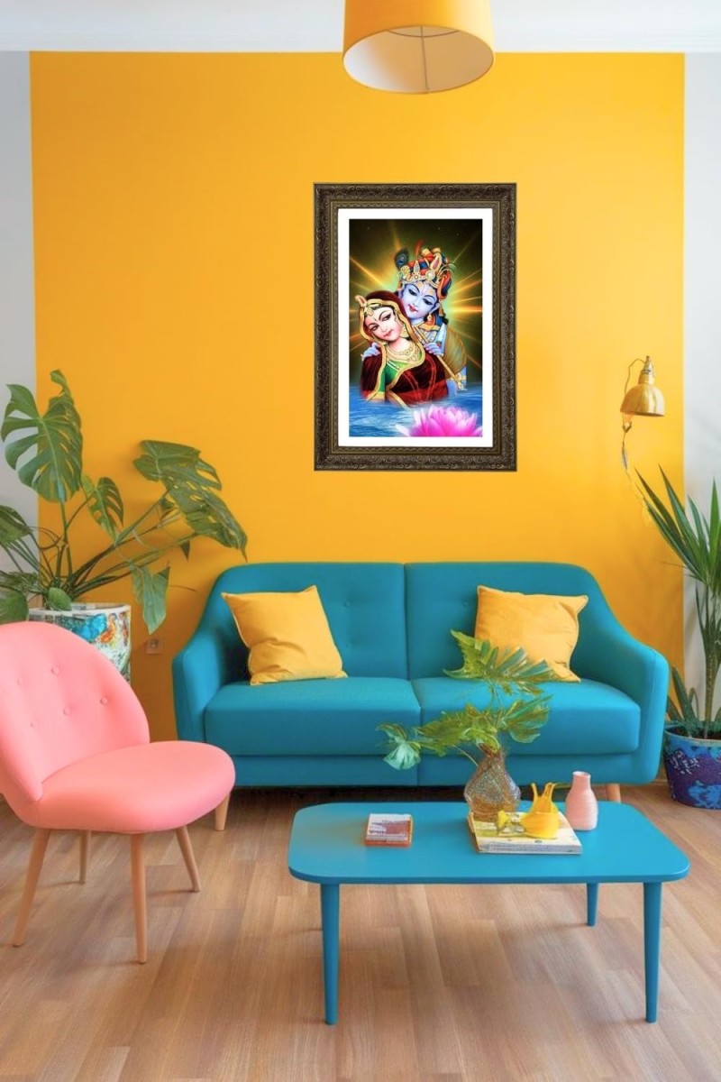 Vertical16X24 Inches Frame Big Photo Frame - 20x28 Inches For Home,Temple & Office Decoration (F10790)