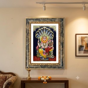 Narasimha Decorative Photo Frame With White Mount | Premium Wall & Tabletop Picture Frame | Home, Office & Temple Decoration | 8x12 Inch (Pack Of 1) (F32989) Narasimha Decorative Photo Frame With White Mount | Premium Wall & Tabletop Picture Frame | Home, Office & Temple Decoration | 8x12 Inch (Pack Of 1) (F32989)
