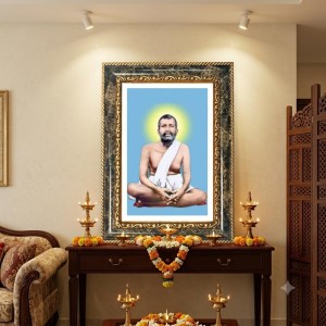 Sri Ramakrishna Paramahamsa Decorative Photo Frame With White Mount | Premium Wall & Tabletop Picture Frame | Home, Office & Temple Decoration | 8x12 Inch (Pack Of 1) (F33218) Sri Ramakrishna Paramahamsa Decorative Photo Frame With White Mount | Premium Wall & Tabletop Picture Frame | Home, Office & Temple Decoration | 8x12 Inch (Pack Of 1) (F33218)