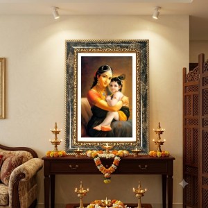 Yashoda Krishna Decorative Photo Frame With White Mount | Premium Wall & Tabletop Picture Frame | Home, Office & Temple Decoration | 10x14 Inch (Pack Of 1) (F33105) Yashoda Krishna Decorative Photo Frame With White Mount | Premium Wall & Tabletop Picture Frame | Home, Office & Temple Decoration | 10x14 Inch (Pack Of 1) (F33105)