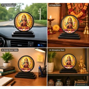 Car Dashboard Wooden Pratyangira Goddess Showpiece | 4 X 4.5 Inch Sublimation Printed Decorative Stand | 4 Mm MDF | Home Decor | Made in India (F33292) Car Dashboard Wooden Pratyangira Goddess Showpiece | 4 X 4.5 Inch Sublimation Printed Decorative Stand | 4 Mm MDF | Home Decor | Made in India (F33292)