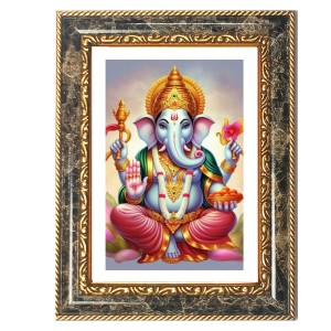 Murugann Decorative Photo Frame With White Mount | Premium Wall & Tabletop Picture Frame | Home, Office & Temple Decoration | 12x16 Inch (Pack Of 1) (F32438)