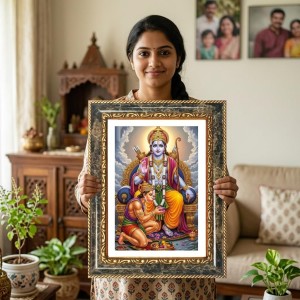Venkateswara Swamy Decorative Photo Frame With White Mount | Premium Wall & Tabletop Picture Frame | Home, Office & Temple Decoration | 12x16 Inch (Pack Of 1) (F33097) Venkateswara Swamy Decorative Photo Frame With White Mount | Premium Wall & Tabletop Picture Frame | Home, Office & Temple Decoration | 12x16 Inch (Pack Of 1) (F33097)