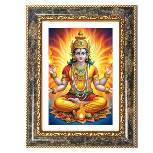 Vishnu Decorative Photo Frame With White Mount | Premium Wall & Tabletop Picture Frame | Home, Office & Temple Decoration | 8x12 Inch (Pack Of 1) (F31449) Vishnu Decorative Photo Frame With White Mount | Premium Wall & Tabletop Picture Frame | Home, Office & Temple Decoration | 8x12 Inch (Pack Of 1) (F31449)