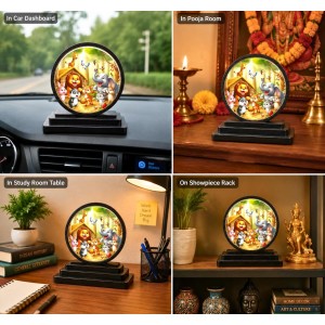 Car Dashboard Wooden Safari Jungle Animal Showpiece | 4 X 4.5 Inch Sublimation Printed Decorative Stand | 4 Mm MDF | Home Decor | Made in India (F33471) Car Dashboard Wooden Safari Jungle Animal Showpiece | 4 X 4.5 Inch Sublimation Printed Decorative Stand | 4 Mm MDF | Home Decor | Made in India (F33471)
