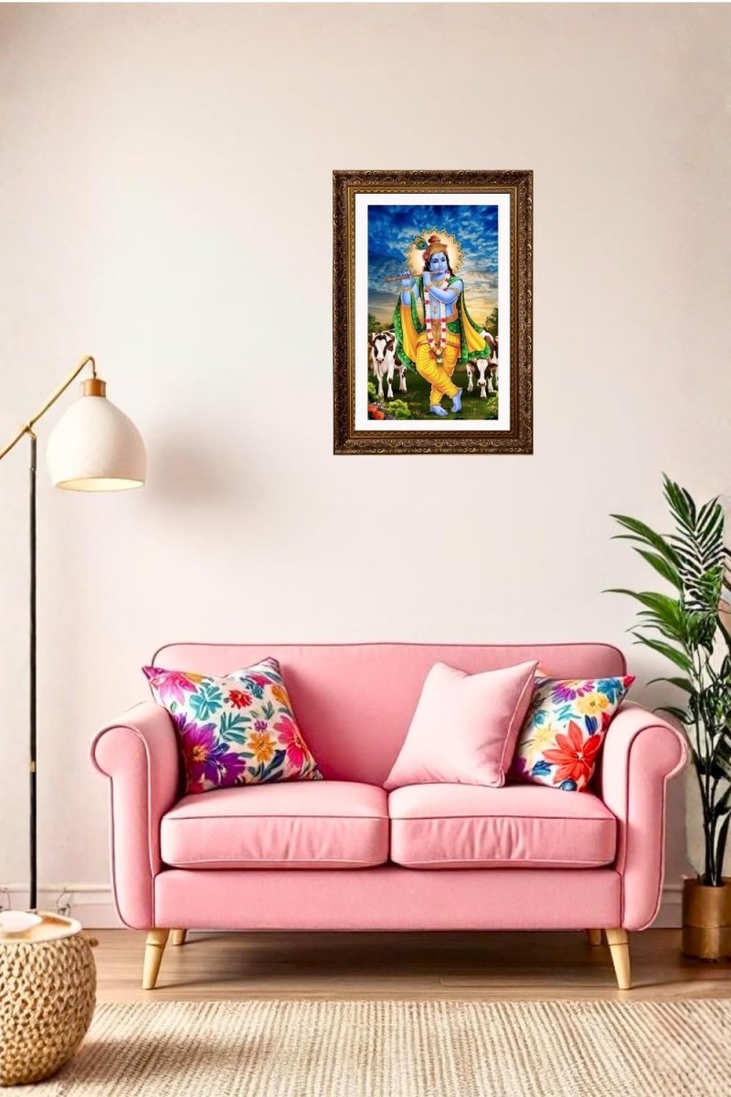 Vertical16X24 Inches Frame Big Photo Frame - 20x28 Inches For Home,Temple & Office Decoration (F10889)
