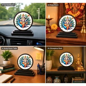 Car Dashboard Wooden Lord Kartikeya Showpiece | 4 X 4.5 Inch Sublimation Printed Decorative Stand | 4 Mm MDF | Home Decor | Made in India (F33676) Car Dashboard Wooden Lord Kartikeya Showpiece | 4 X 4.5 Inch Sublimation Printed Decorative Stand | 4 Mm MDF | Home Decor | Made in India (F33676)