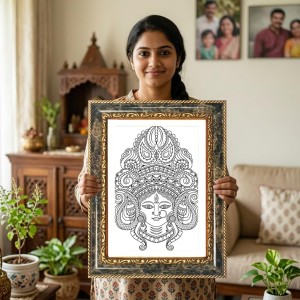 Medusa Decorative Photo Frame With White Mount | Premium Wall & Tabletop Picture Frame | Home, Office & Temple Decoration | 10x14 Inch (Pack Of 1) (F33182) Medusa Decorative Photo Frame With White Mount | Premium Wall & Tabletop Picture Frame | Home, Office & Temple Decoration | 10x14 Inch (Pack Of 1) (F33182)