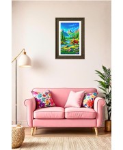 Vertical16X24 Inches Frame Big Photo Frame - 20x28 Inches For Home,Temple & Office Decoration (F10857)