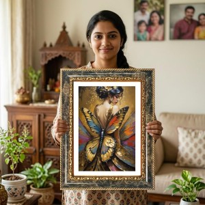 Ram Darbar Decorative Photo Frame With White Mount | Premium Wall & Tabletop Picture Frame | Home, Office & Temple Decoration | 12x16 Inch (Pack Of 1) (F31184) Ram Darbar Decorative Photo Frame With White Mount | Premium Wall & Tabletop Picture Frame | Home, Office & Temple Decoration | 12x16 Inch (Pack Of 1) (F31184)