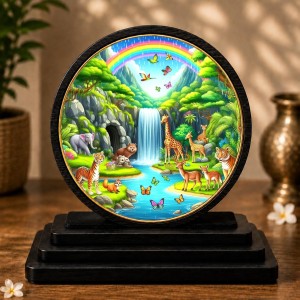Car Dashboard Wooden Vibrant Cartoon Illustration Showpiece | 4 X 4.5 Inch Sublimation Printed Decorative Stand | 4 Mm MDF | Home Decor | Made in India (F33636) Car Dashboard Wooden Vibrant Cartoon Illustration Showpiece | 4 X 4.5 Inch Sublimation Printed Decorative Stand | 4 Mm MDF | Home Decor | Made in India (F33636)