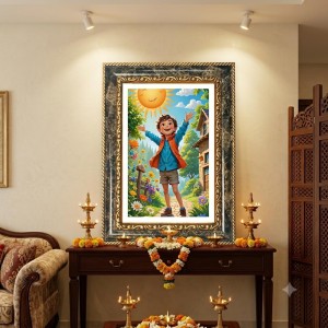 Lord Shiva Decorative Photo Frame With White Mount | Premium Wall & Tabletop Picture Frame | Home, Office & Temple Decoration | 12x16 Inch (Pack Of 1) (F31183) Lord Shiva Decorative Photo Frame With White Mount | Premium Wall & Tabletop Picture Frame | Home, Office & Temple Decoration | 12x16 Inch (Pack Of 1) (F31183)