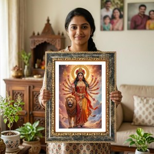 Mother Teresa Decorative Photo Frame With White Mount | Premium Wall & Tabletop Picture Frame | Home, Office & Temple Decoration | 12x16 Inch (Pack Of 1) (F33143) Mother Teresa Decorative Photo Frame With White Mount | Premium Wall & Tabletop Picture Frame | Home, Office & Temple Decoration | 12x16 Inch (Pack Of 1) (F33143)