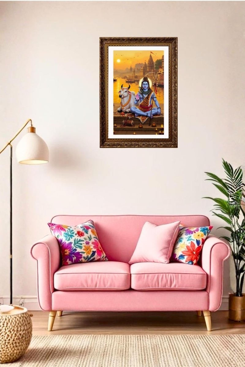 Vertical16X24 Inches Frame Big Photo Frame - 20x28 Inches For Home,Temple & Office Decoration (F10952)