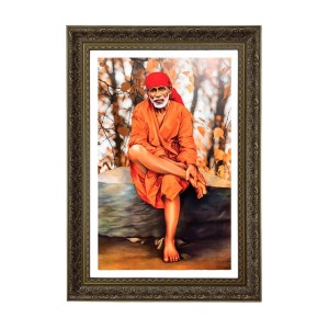 Sridhi Sai Baba Big Photo Frame - 20x28 Inches For Home,Temple & Office Decoration (F11069) Sridhi Sai Baba Big Photo Frame - 20x28 Inches For Home,Temple & Office Decoration (F11069)