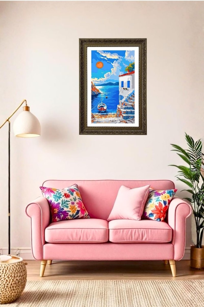 Vertical16X24 Inches Frame Big Photo Frame - 20x28 Inches For Home,Temple & Office Decoration (F10865)