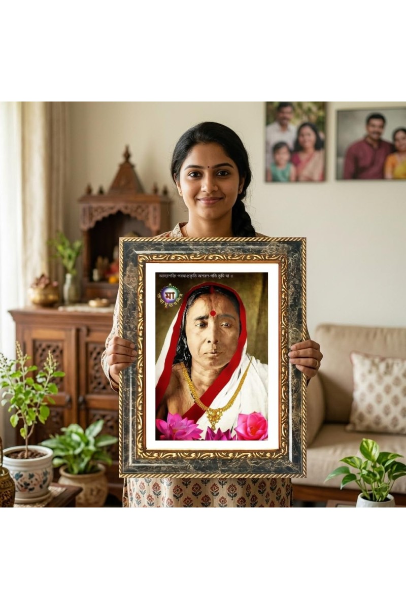 Rama Decorative Photo Frame With White Mount | Premium Wall & Tabletop Picture Frame | Home, Office & Temple Decoration | 12x16 Inch (Pack Of 1) (F32402)