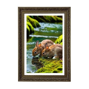 Vertical16X24 Inches Frame Big Photo Frame - 20x28 Inches For Home,Temple & Office Decoration (F11034)