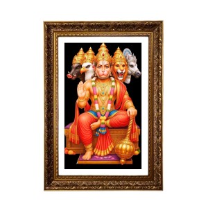 Panchamukhi Lord Hanuman Big Photo Frame - 20x28 Inches For Home,Temple & Office Decoration (F11189) Panchamukhi Lord Hanuman Big Photo Frame - 20x28 Inches For Home,Temple & Office Decoration (F11189)