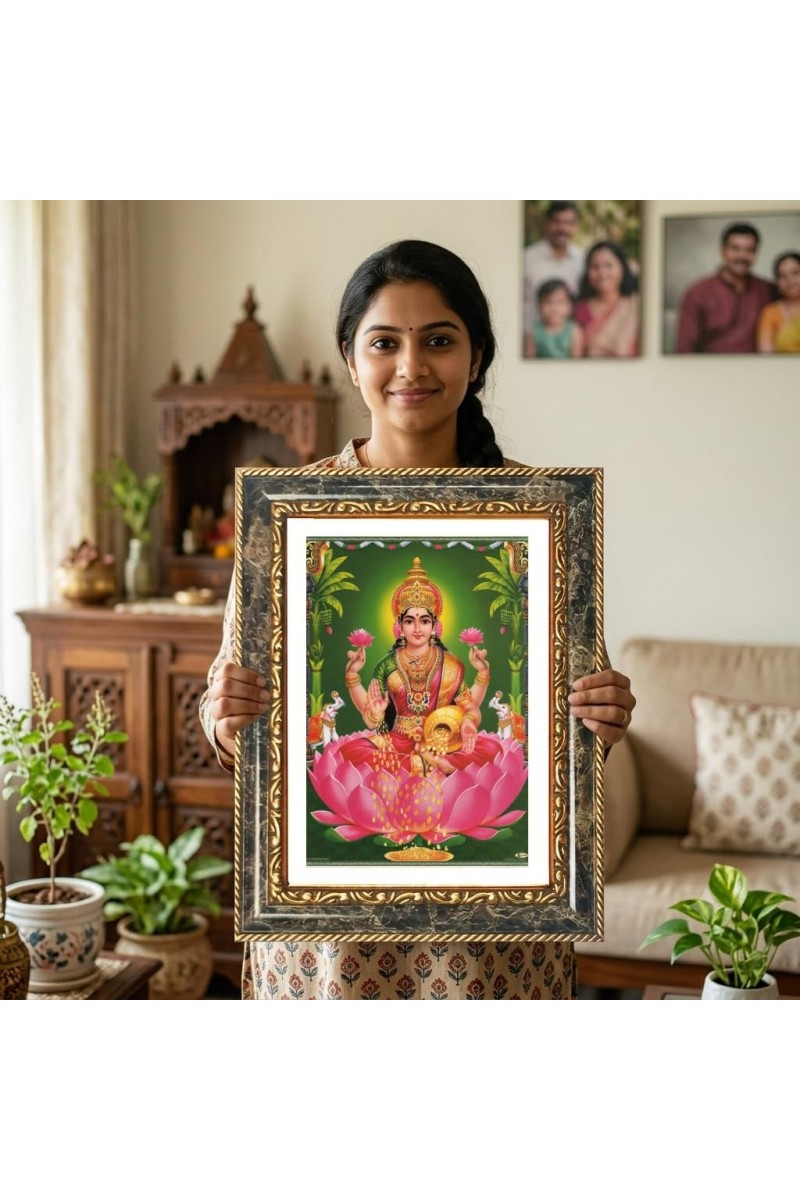 Parrot Decorative Photo Frame With White Mount | Premium Wall & Tabletop Picture Frame | Home, Office & Temple Decoration | 12x16 Inch (Pack Of 1) (F31335)