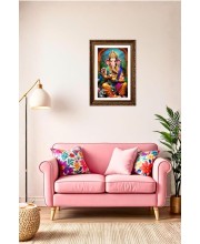 Vertical16X24 Inches Frame Big Photo Frame - 20x28 Inches For Home,Temple & Office Decoration (F10921)
