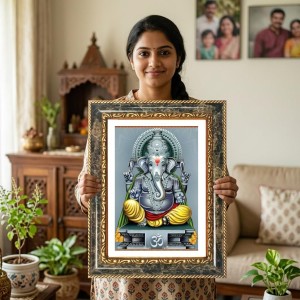 Radhaa Krishna Decorative Photo Frame With White Mount | Premium Wall & Tabletop Picture Frame | Home, Office & Temple Decoration | 12x16 Inch (Pack Of 1) (F33026) Radhaa Krishna Decorative Photo Frame With White Mount | Premium Wall & Tabletop Picture Frame | Home, Office & Temple Decoration | 12x16 Inch (Pack Of 1) (F33026)