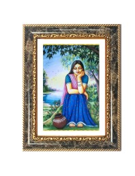 Radhaa Decorative Photo Frame With White Mount | Premium Wall & Tabletop Picture Frame | Home, Office & Temple Decoration | 8x12 Inch (Pack Of 1) (F32625)
