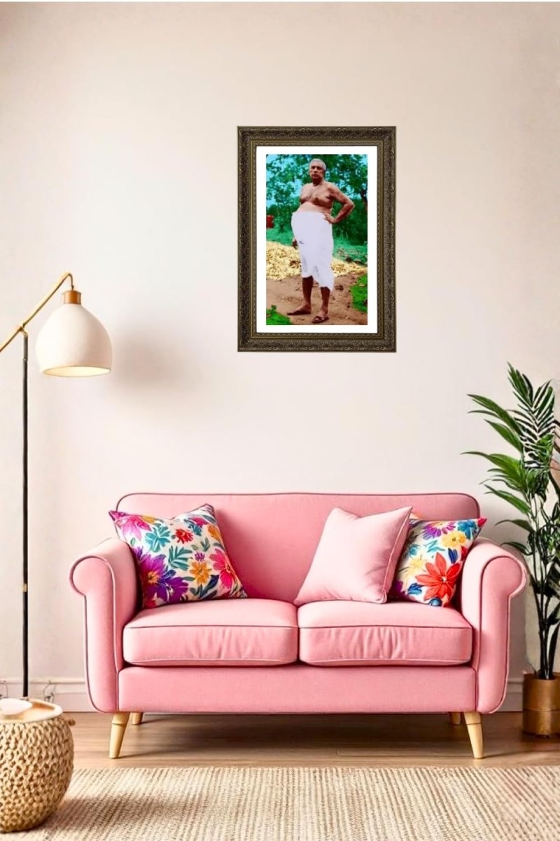 Vertical16X24 Inches Frame Big Photo Frame - 20x28 Inches For Home,Temple & Office Decoration (F10837)