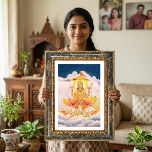 Mitra Decorative Photo Frame With White Mount | Premium Wall & Tabletop Picture Frame | Home, Office & Temple Decoration | 10x14 Inch (Pack Of 1) (F33069) Mitra Decorative Photo Frame With White Mount | Premium Wall & Tabletop Picture Frame | Home, Office & Temple Decoration | 10x14 Inch (Pack Of 1) (F33069)