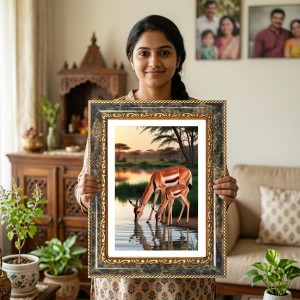 Shiva Parvati Decorative Photo Frame With White Mount | Premium Wall & Tabletop Picture Frame | Home, Office & Temple Decoration | 12x16 Inch (Pack Of 1) (F33087) Shiva Parvati Decorative Photo Frame With White Mount | Premium Wall & Tabletop Picture Frame | Home, Office & Temple Decoration | 12x16 Inch (Pack Of 1) (F33087)