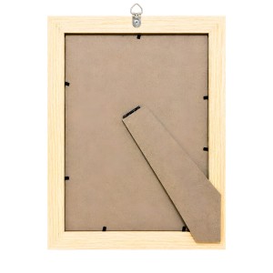 Wooden Photo Frame | Natural Wood Finish Picture Frame | Wall Hanging & Tabletop Display | Modern Photo Frame for Home, Office, Living Room & Bedroom Decor