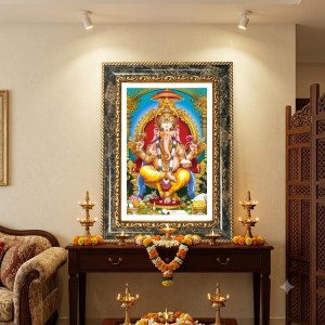 Jagannath Decorative Photo Frame With White Mount | Premium Wall & Tabletop Picture Frame | Home, Office & Temple Decoration | 12x16 Inch (Pack Of 1) (F31532) Jagannath Decorative Photo Frame With White Mount | Premium Wall & Tabletop Picture Frame | Home, Office & Temple Decoration | 12x16 Inch (Pack Of 1) (F31532)