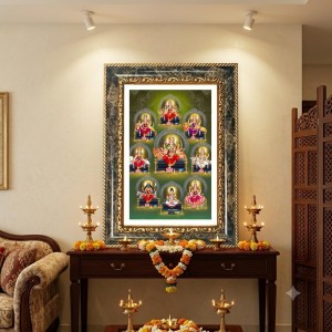 Navadurga Decorative Photo Frame With White Mount | Premium Wall & Tabletop Picture Frame | Home, Office & Temple Decoration | 8x12 Inch (Pack Of 1) (F31595) Navadurga Decorative Photo Frame With White Mount | Premium Wall & Tabletop Picture Frame | Home, Office & Temple Decoration | 8x12 Inch (Pack Of 1) (F31595)