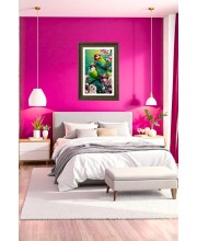 Two Love Birds Big Photo Frame - 20x28 Inches For Home,Temple & Office Decoration (F10750)