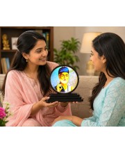 Car Dashboard Wooden Kabir Das Showpiece | 4 X 4.5 Inch Sublimation Printed Decorative Stand | 4 Mm MDF | Home Decor | Made in India (F33747)