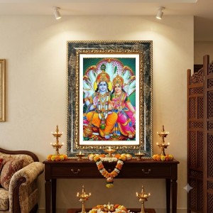Rama Sita Lakshman Hanuman Decorative Photo Frame With White Mount | Premium Wall & Tabletop Picture Frame | Home, Office & Temple Decoration | 10x14 Inch (Pack Of 1) (F31381) Rama Sita Lakshman Hanuman Decorative Photo Frame With White Mount | Premium Wall & Tabletop Picture Frame | Home, Office & Temple Decoration | 10x14 Inch (Pack Of 1) (F31381)