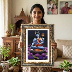 Radhaa Krishna Decorative Photo Frame With White Mount | Premium Wall & Tabletop Picture Frame | Home, Office & Temple Decoration | 12x16 Inch (Pack Of 1) (F32603) Radhaa Krishna Decorative Photo Frame With White Mount | Premium Wall & Tabletop Picture Frame | Home, Office & Temple Decoration | 12x16 Inch (Pack Of 1) (F32603)