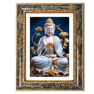Vishnu Decorative Photo Frame With White Mount | Premium Wall & Tabletop Picture Frame | Home, Office & Temple Decoration | 12x16 Inch (Pack Of 1) (F31491) Vishnu Decorative Photo Frame With White Mount | Premium Wall & Tabletop Picture Frame | Home, Office & Temple Decoration | 12x16 Inch (Pack Of 1) (F31491)