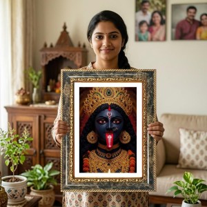 Yashoda And Baby Krishna Decorative Photo Frame With White Mount | Premium Wall & Tabletop Picture Frame | Home, Office & Temple Decoration | 12x16 Inch (Pack Of 1) (F33221) Yashoda And Baby Krishna Decorative Photo Frame With White Mount | Premium Wall & Tabletop Picture Frame | Home, Office & Temple Decoration | 12x16 Inch (Pack Of 1) (F33221)