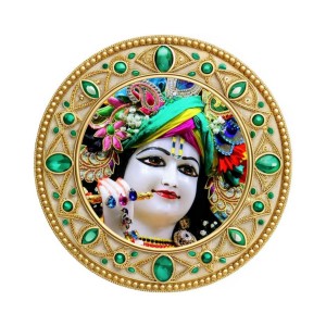 Lord Krishna Fridge Magnet Wooden | Glossy Sublimation Print | 4x4 Inch | Strong Magnet Back | Decorative Magnet for Fridge, Almirah & Temple Decor (F23767) Lord Krishna Fridge Magnet Wooden | Glossy Sublimation Print | 4x4 Inch | Strong Magnet Back | Decorative Magnet for Fridge, Almirah & Temple Decor (F23767)