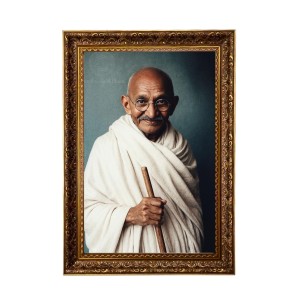 Mahatma Gandhi Big Photo Frame - 20x28 Inches For Home,Temple & Office Decoration (F11231) Mahatma Gandhi Big Photo Frame - 20x28 Inches For Home,Temple & Office Decoration (F11231)