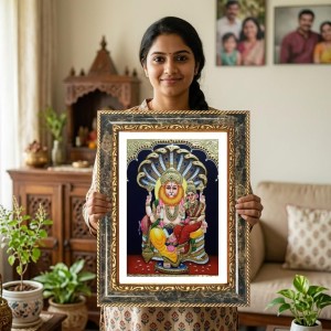 Narasimha Decorative Photo Frame With White Mount | Premium Wall & Tabletop Picture Frame | Home, Office & Temple Decoration | 8x12 Inch (Pack Of 1) (F32989) Narasimha Decorative Photo Frame With White Mount | Premium Wall & Tabletop Picture Frame | Home, Office & Temple Decoration | 8x12 Inch (Pack Of 1) (F32989)
