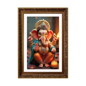 Vertical16X24 Inches Frame Big Photo Frame - 20x28 Inches For Home,Temple & Office Decoration (F10907)