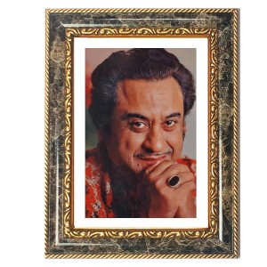 Kishore Kumar Portrait Decorative Photo Frame With White Mount | Premium Wall & Tabletop Picture Frame | Home, Office & Temple Decoration | 8x12 Inch (Pack Of 1) (F33113) Kishore Kumar Portrait Decorative Photo Frame With White Mount | Premium Wall & Tabletop Picture Frame | Home, Office & Temple Decoration | 8x12 Inch (Pack Of 1) (F33113)
