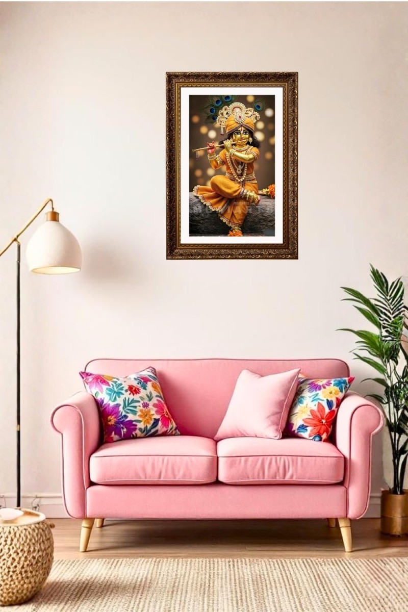Vertical16X24 Inches Frame Big Photo Frame - 20x28 Inches For Home,Temple & Office Decoration (F10943)