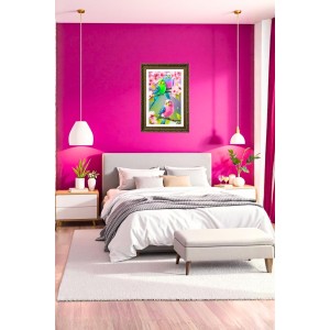 Budgerigars Big Photo Frame - 20x28 Inches For Home,Temple & Office Decoration (F10686) Budgerigars Big Photo Frame - 20x28 Inches For Home,Temple & Office Decoration (F10686)